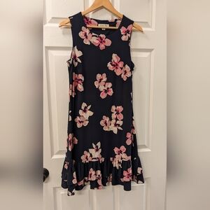 Harper Rose Navy and Pink Floral Dress
